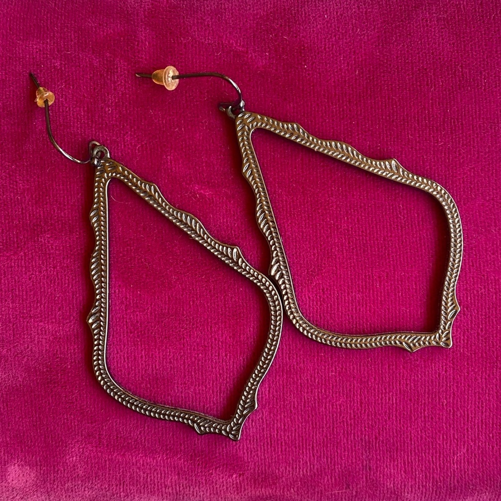 Kendra Scott Sophee Earrings in Gunmetal